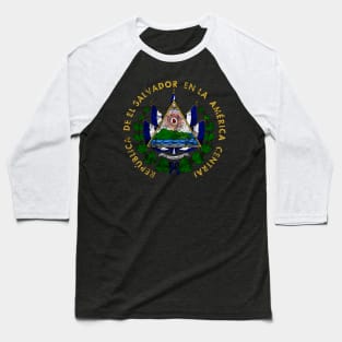 escudo El Salvador, Baseball T-Shirt